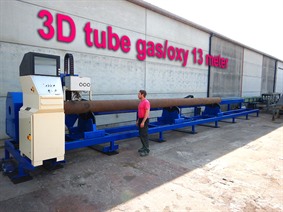 Stako 3D Tube cutting 13 meter, Macchina per ossitaglio (gas + plasma)