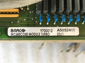 Barco A5052411 (2)-MC68ECO30 MODULE TURBO, Wisselstukken voor Plooimachines, Walsmachines, Richtmachines, Lasersnijmachines, Brandsnijmachines, Ponsmachines & Profileerlijnen