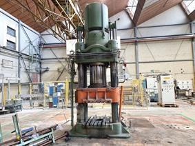 HL 1000 ton 4 column press, Koudvormpersen & Warmvormpersen