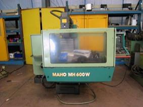 Maho MH 600W CNC X:600 - Y:400 - Z:400 mm, Bedfreesmachines / Beweegbare tafel conventioneel & CNC