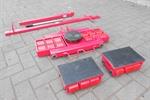 Trolley system for moving machinery 24 ton