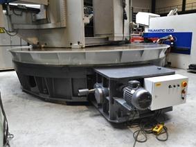 Turntable dia 4200 mm x 80 ton, Tornos verticales convencionales y CNC