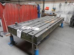 Welding table 4000 x 1500 x250 mm, Lastafels & Vloerplaten & T-Gleufplaten & Vlakke platen