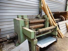 Eichener straightening corrugated plates, Machine a dresser au rouleau pour tole