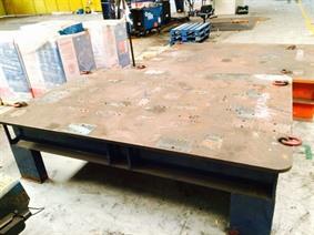 Welding table 2400 x 1640 mm, Piastre e basamenti