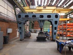 Nilland 300 ton dish end forming press, H-frame presses