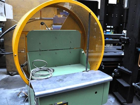 Strapex string tying machine