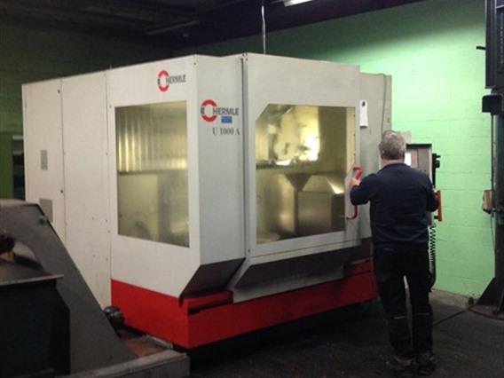 Hermle U1000A X: 1000 - Y: 630 - Z: 550 mm CNC