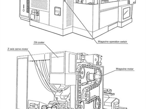 Mori Seiki MH-50 2 pallets / 500 x 500 mm