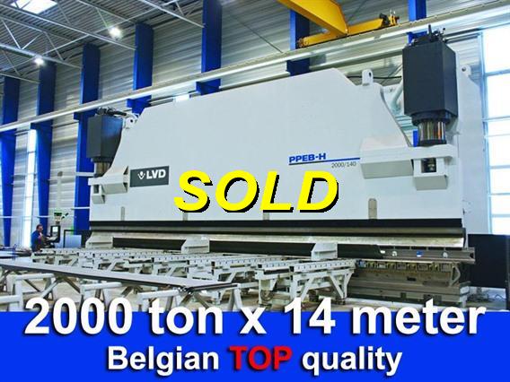 LVD PPEB-H 2000 ton x 14 meter CNC