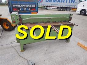 Fasti 1650 x 2 mm, Mechanical guillotine shears