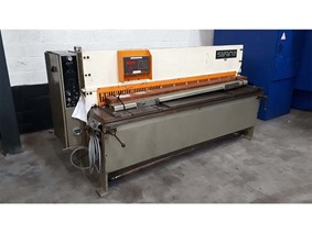 Safan VS 2050 x 3 mm, Hydraulic guillotine shears