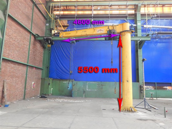 Demag Jib crane 3 ton