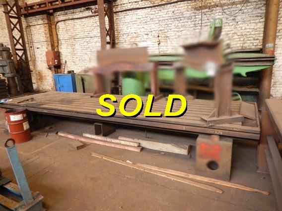 T-slot Table 5000 x 1450 x 200 mm