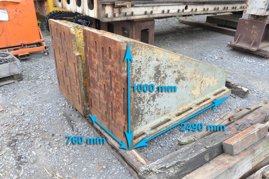 Clamping bracket 2490 x 1000 x 760 mm — Cubic- & angleplates or tables — photo 1