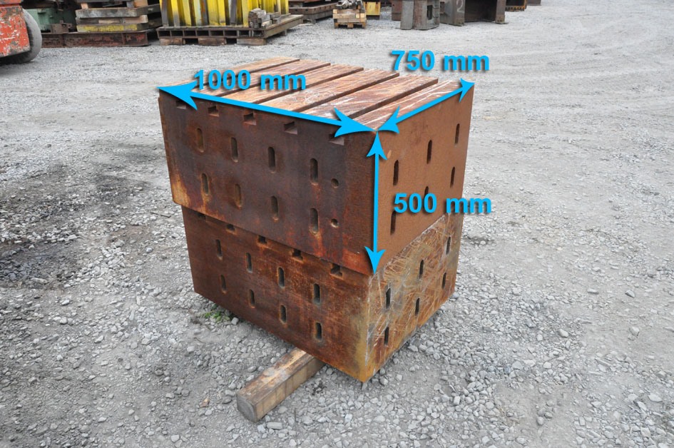 Clamping bloc 1000 x 750 x 500 mm — Cubic- & angleplates or tables — photo 1