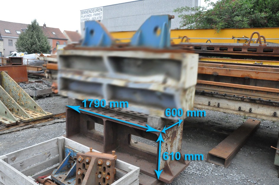 Clamping bloc 1790 x 600 x 610 mm — Cubic- & angleplates or tables — photo 1