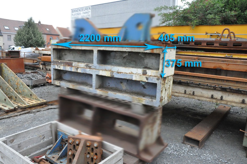 Clamping bloc 2200 x 405 x 375 mm — Cubic- & angleplates or tables — photo 1