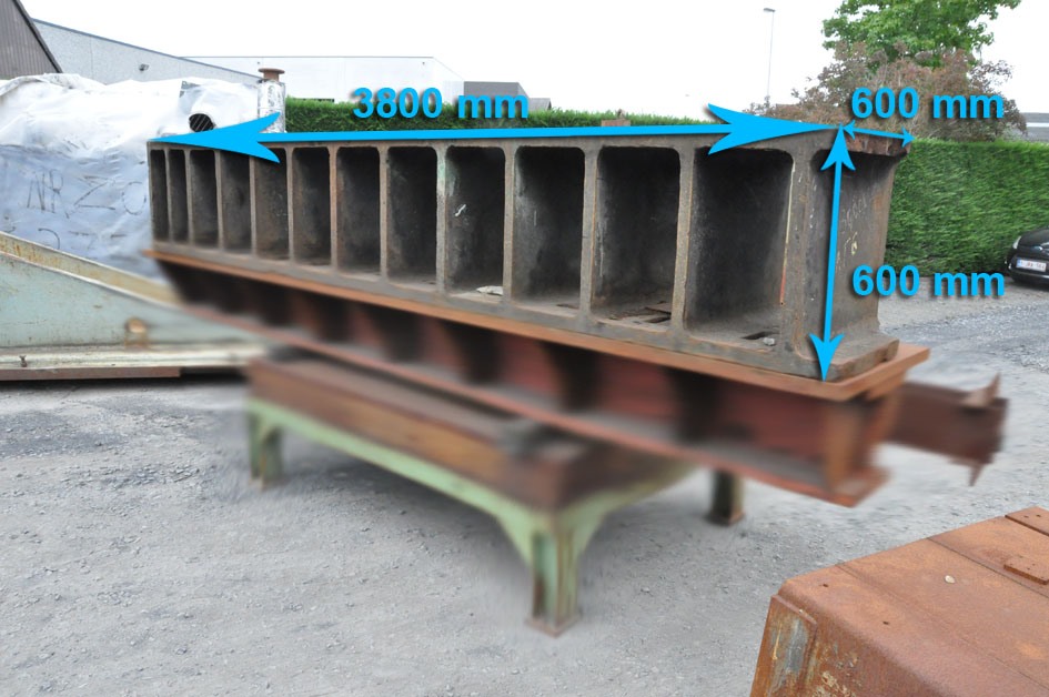 Clamping bloc 3800 x 600 x 600 mm — Cubic- & angleplates or tables — photo 1