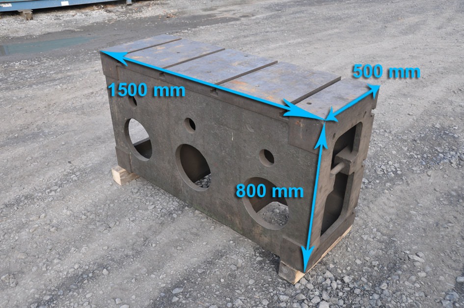 Clamping bloc 1500 x 800 x 500 mm — Cubic- & angleplates or tables — photo 1