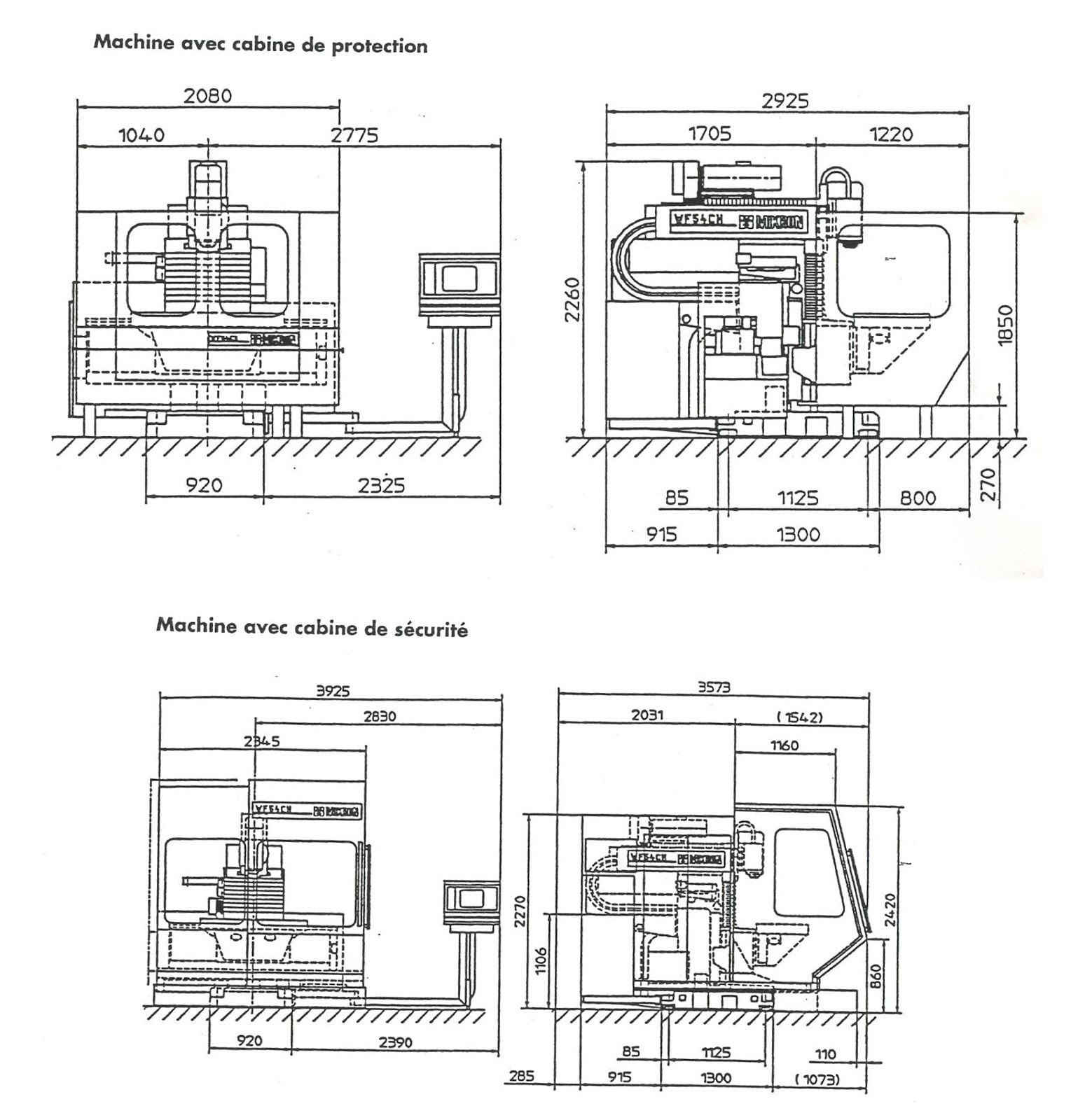 Mikron WF 74 CH X: 900 – Y: 630 – Z: 500 mm — Universal Milling machines & CNC — photo 5