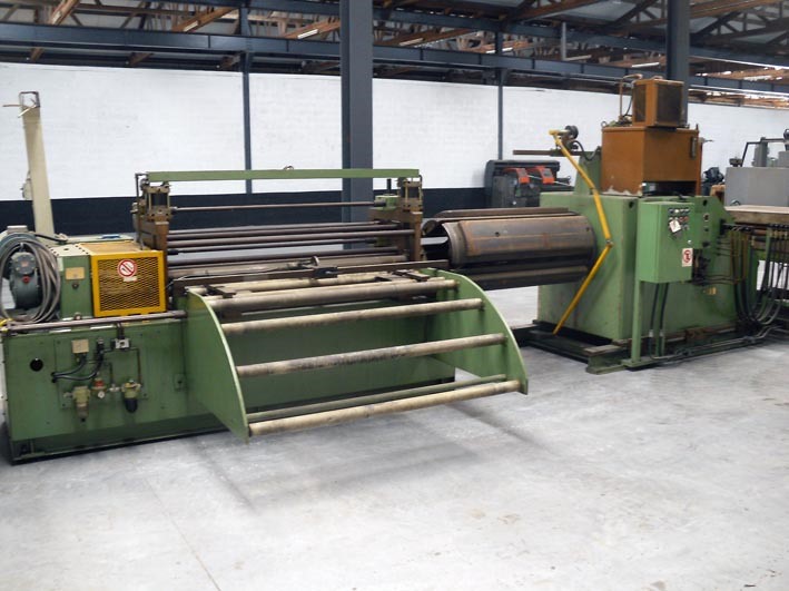 STAM 1500 x 5 mm decoiler + straightener — Coiler straightening machines — photo 1