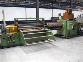 STAM 1500 x 5 mm decoiler + straightener, Coiler straightening machines