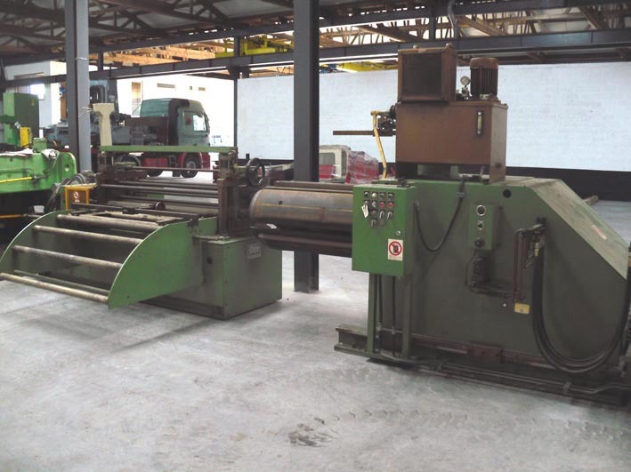 STAM 1500 x 5 mm decoiler + straightener — Coiler straightening machines — photo 2