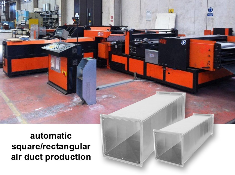 CR Electronic Square air ducts production line — Decoiling + / or Roll forminglines — photo 1