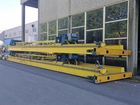 Demag 2 hoists and 2 side supports, Мостовые краны, кран-балки, тали, крюки и лебедки