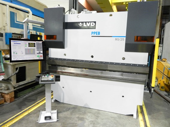 LVD PPEB 80 ton x 2500 mm CNC