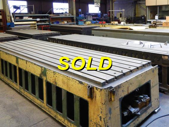 T-slot Table 5050 x 1250 x 800 mm