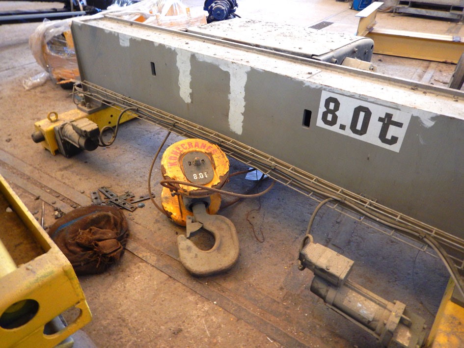 Konecranes 8 ton hoist — Conveyors, Overhead Travelling Crane, Jig Cranes — photo 2
