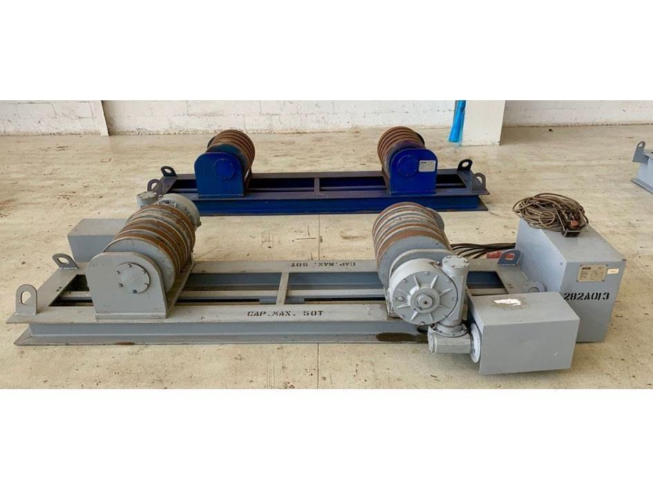 Pema welding rotators 100 ton — Turning gears – Positioners – Welding dericks & -pinchtables — photo 1