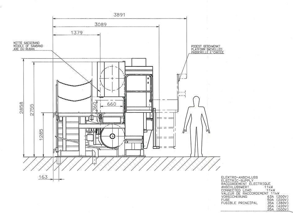 Kasto 360 mm thickness — Band sawing machines — photo 3