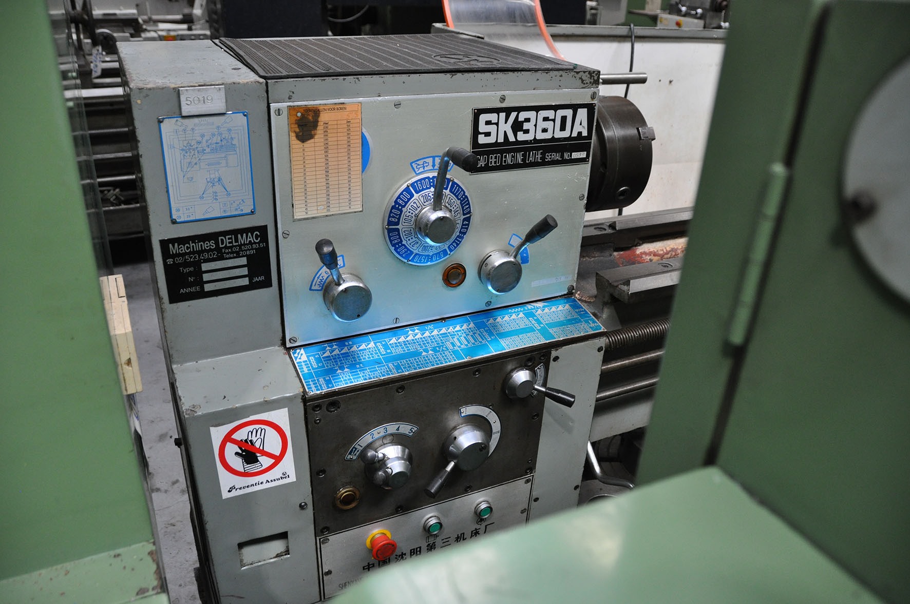 Delmac SK 360 A – Ø 490 x 1500 mm — Centre lathes — photo 3