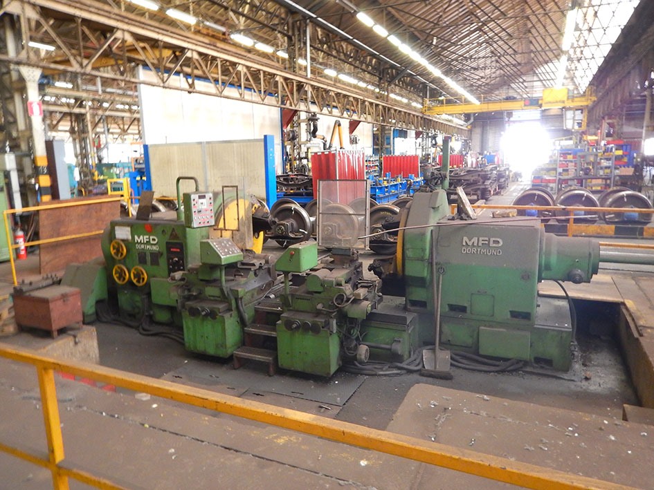 Hegenscheidt DRH II 110K train wheel lathe — Centre lathes — photo 11