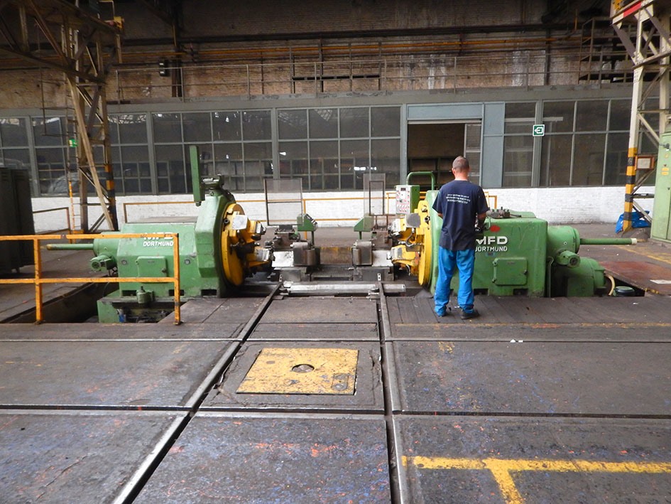 Hegenscheidt DRH II 110K train wheel lathe — Centre lathes — photo 2