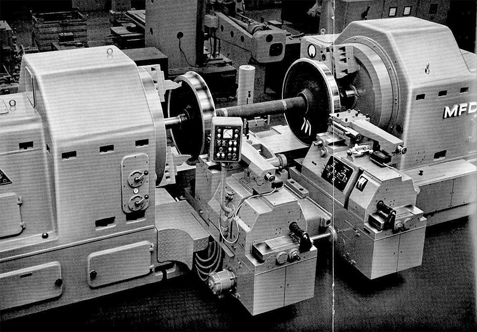 Hegenscheidt DRH II 110K train wheel lathe — Centre lathes — photo 4