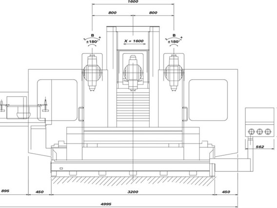 OMV/Parpas HS 316 X: 1600 - Y: 1000 - Z: 800 mm CNC