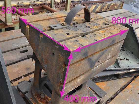 Clamping table 800 x 560 x 400 mm