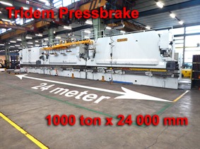 Mengele 1000 ton x 24 000 mm CNC, Hydraulische kantbanken & Hydraulische plooibanken