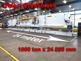 Mengele 1000 ton x 24 000 mm CNC, Hydraulic press brakes