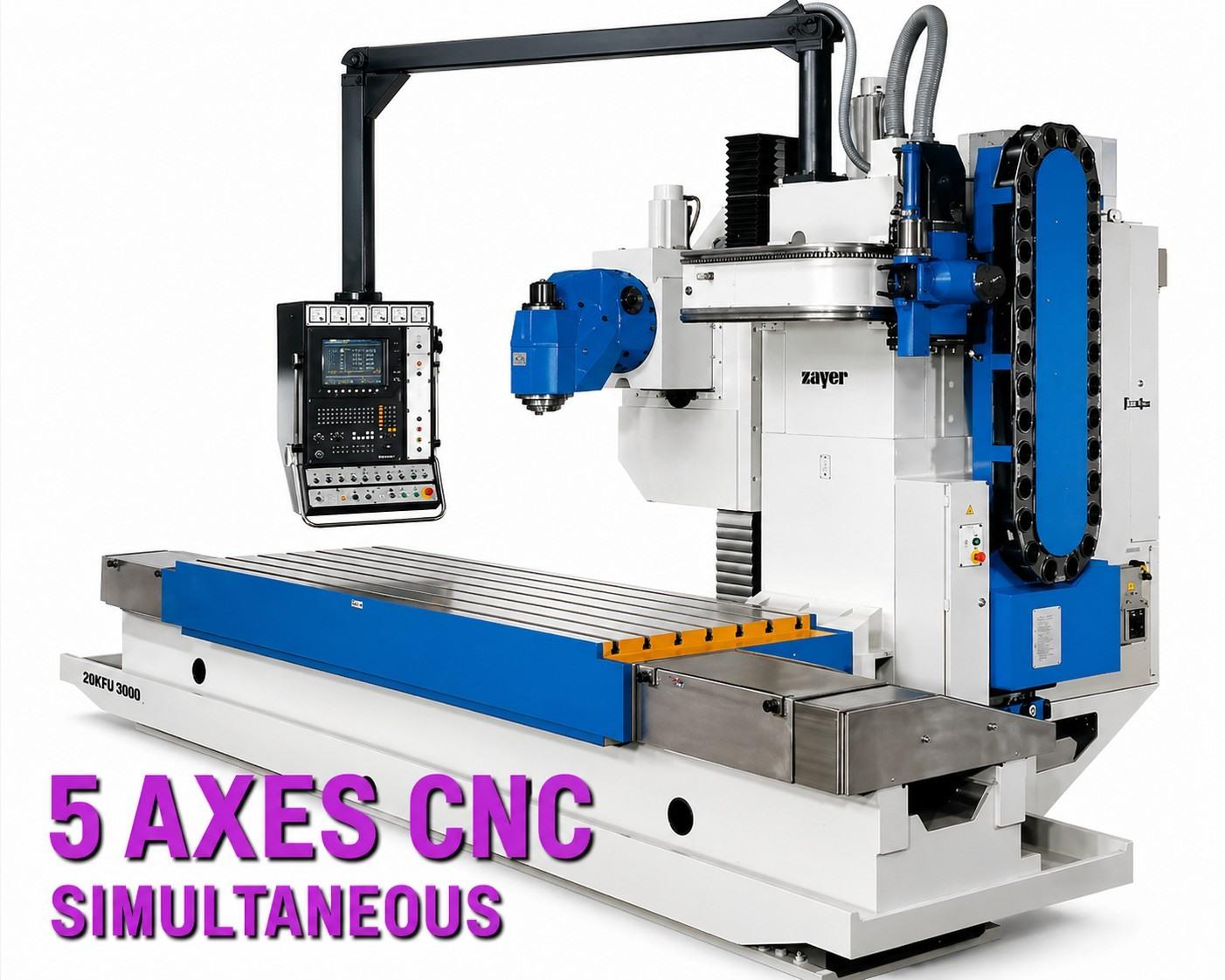 Zayer LFU 3000 — Bed milling machines with moving table & CNC — photo 1