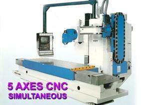 Zayer X: 2700 - Y: 1200 - Z: 1000 mm CNC, Bed milling machines with moving table & CNC