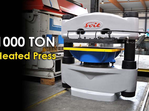 Svit 1000 ton heated press