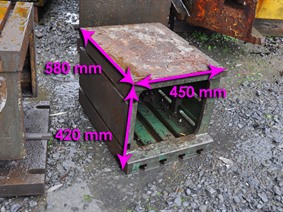 Clamping bloc 580 x 450 x 420 mm, Cubic- & angleplates or tables