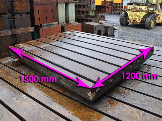 T-slot Table 1500 x 1200 x 125 mm