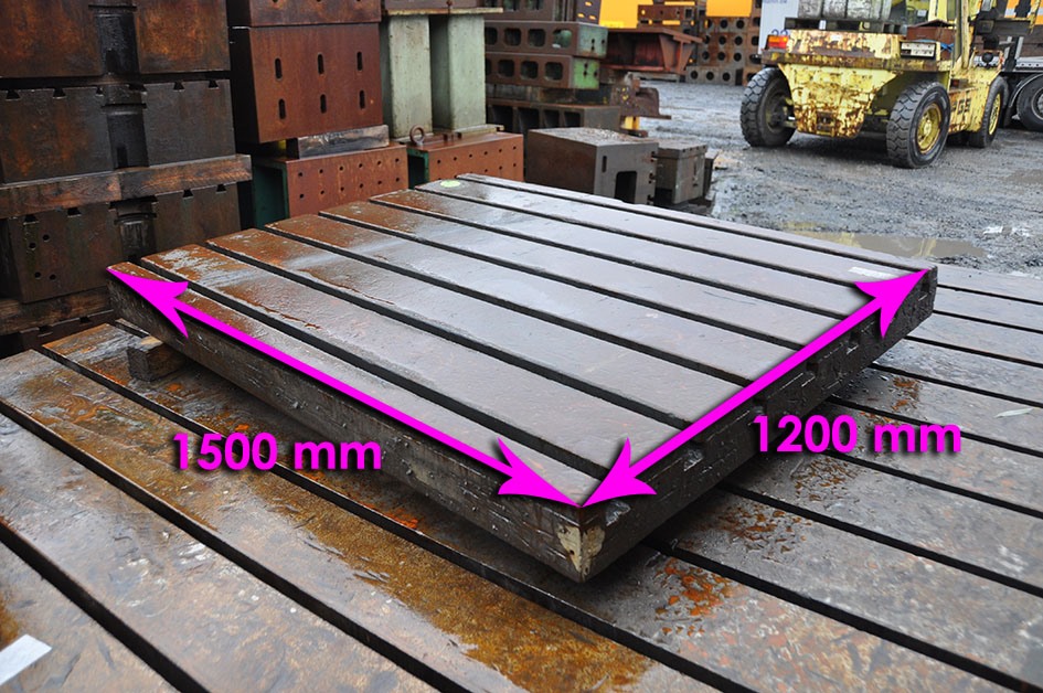 T-slot Table 1500 x 1200 x 125 mm — Tables & Floorplates — photo 1