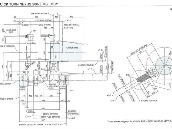 Mazak Quick Turn Nexus 200-II MS Ø 380 mm CNC